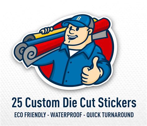 Custom Shape Bulk Stickers Waterproof Stickers 25 Vinyl Etsy