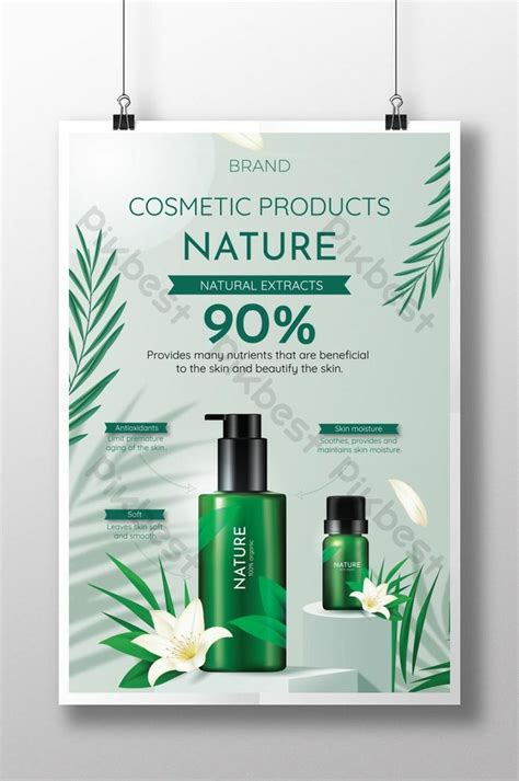 Natural Cosmetic Poster For Acne Safe Natural Skin Care Ai Free