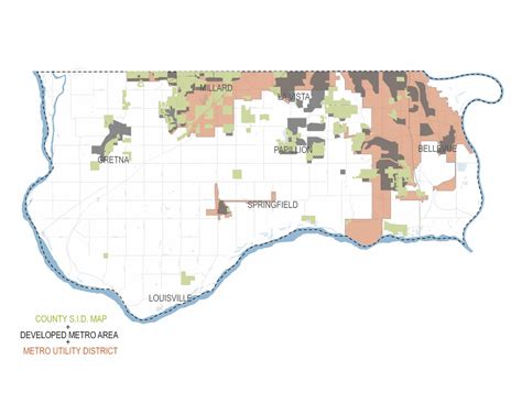 Project Territory Sarpy County Sid Map Developed Metro Area