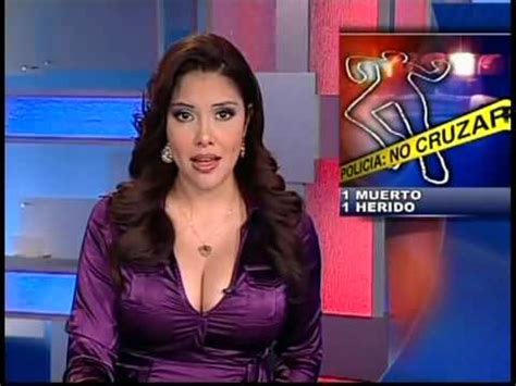 Keren Rios Busty Hot Newscaster