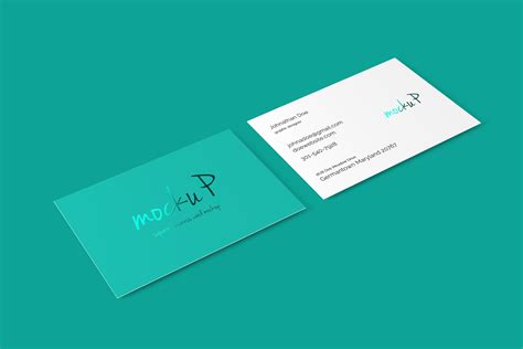 Dribbble 01 85x55 Mm Business Card Mockup Preview By Mockupnest