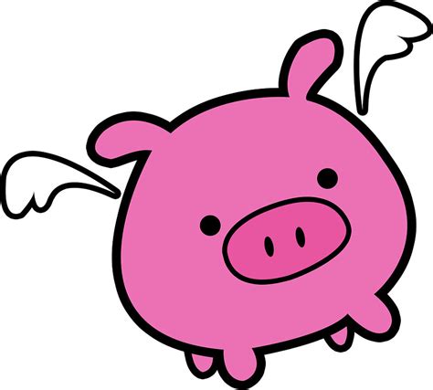 Flying Pig Clipart Free Download On Clipartmag