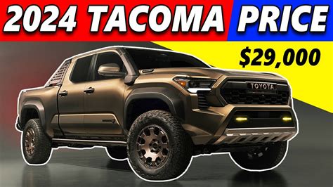 2024 Tacoma Price New Toyota Tacoma 2024 Price Tacoma Toyotatacoma
