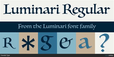 Similar Fonts To Luminari Fontspring