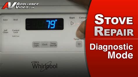 Wait for two minutes while your kenmore dishwasher runs its diagnostic test. Whirlpool WFE510S0AW0 Stove - Diagnostic-Mode - Oven ...