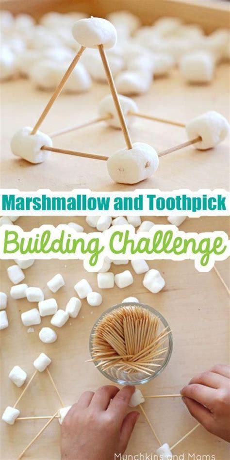 This Marshmallow And Toothpick Building Challenge Is A Fun Activity For