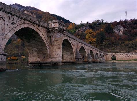 Concrete Bridge Over Drina River · Free Stock Photo