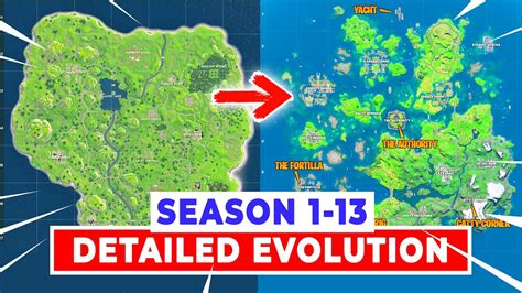 It has become popular with young gamers thanks to its regular. Season 1-13 FORTNITE Map Evolution - YouTube