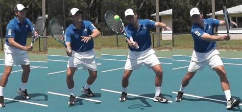 Federer nets an attempted backhand pass, deuce. The Forehand Volley | Tennis Pro Strokes
