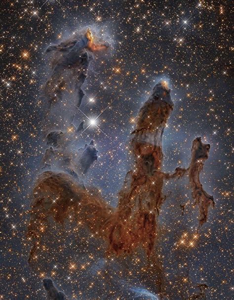 Pillars Of The Eagle Nebula In Infrared Ifttt2c0bkfz Eagle