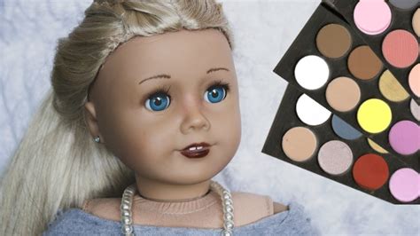 How To Put Makeup On American Dolls Saubhaya Makeup
