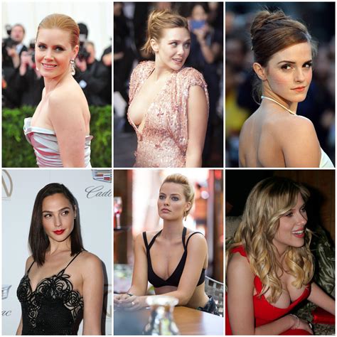 Amy Adams Vs Elizabeth Olsen Vs Emma Watson Vs Gal Gadot Vs Margot Robbie Vs Scarlett Johansson