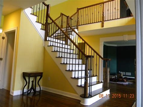 We often get inquiries for outdoor stair railings such as romeo & juliet balconies. Wood Stairs and Rails and Iron Balusters: Install Iron ...