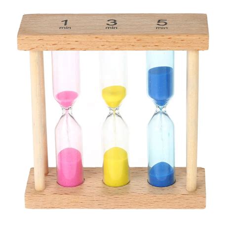 3 In 1 Colorful Hourglass Sandglass Sand Timer 1min3mins5mins Sand