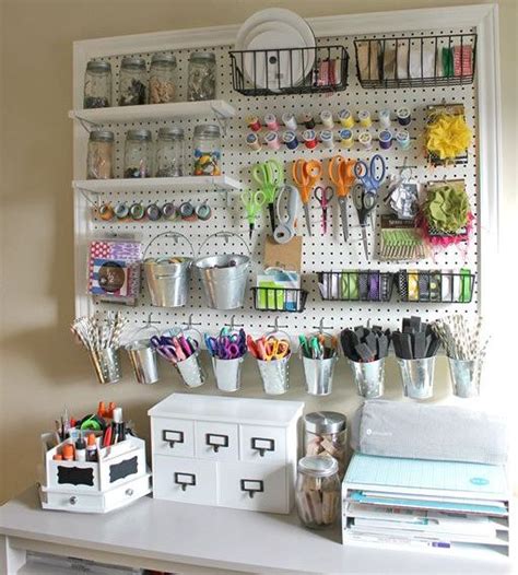 It is perfect to hang scissors, washi tape, and other craft supplies yet also is a design statement. 4 Desk Organization Ideas And 25 Examples - Shelterness