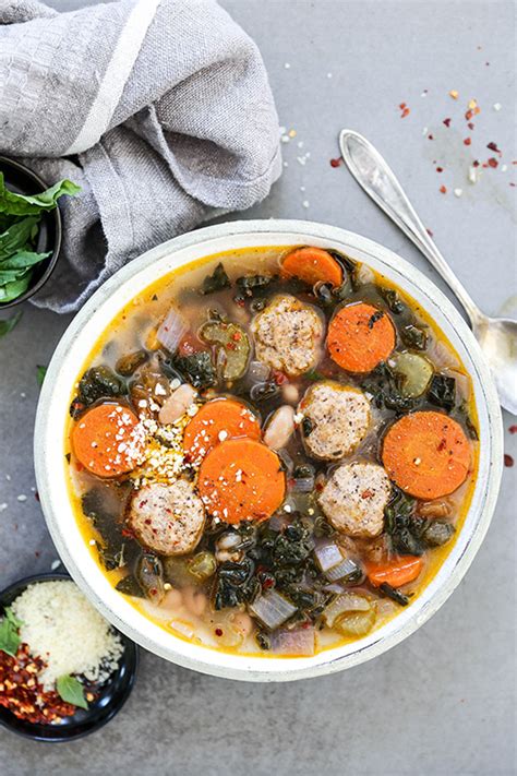 I recently went to my local italian specialty store and saw these behind. Chicken Meatball Soup | Floating Kitchen