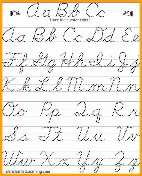 Whether your child is just starting out with writing letters or is a kindergartener who needs extra practice, my free printable alphabet worksheets will come in handy! Free Printable Cursive Alphabet Chart Cursive Alphabet ...