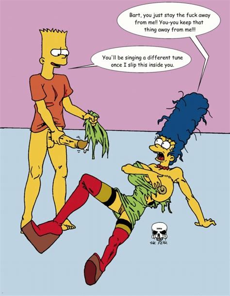Rule 34 Bart Simpson Breasts Clothes Color Female High Heel Boots High Heels Human Male Marge