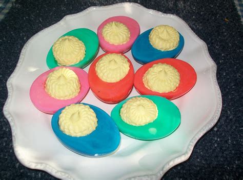 Dyed Deviled Eggs Recipe Just A Pinch Recipes