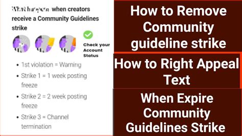 How To Remove Community Guideline On Youtube Video Community