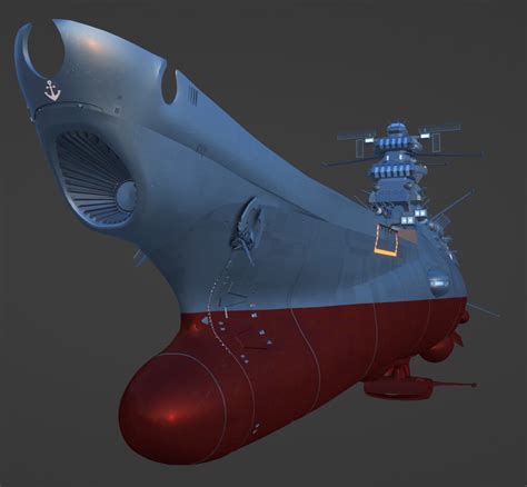 Artstation Space Battleship Yamato 3d Model