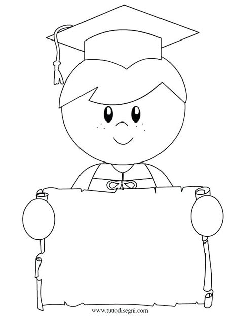 Kindergarten Graduation Coloring Pages At Getdrawings Free Download