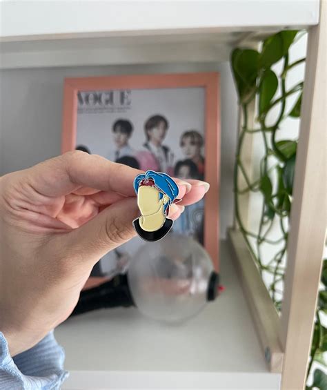 Bts Pin Bangtan Enamel Pin Bts Kpop V Kim Taehyung Etsy