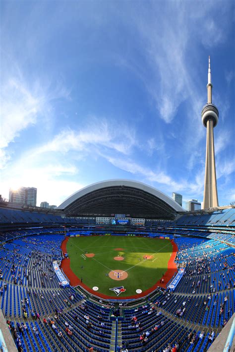 Rogers Centre And The Cn Tower Toronto Blue Jays Augies Panoramas