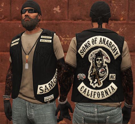 Sons Of Anarchy Pack Mp Male Mc Vest Sp Fivem Gta Images And Photos Finder