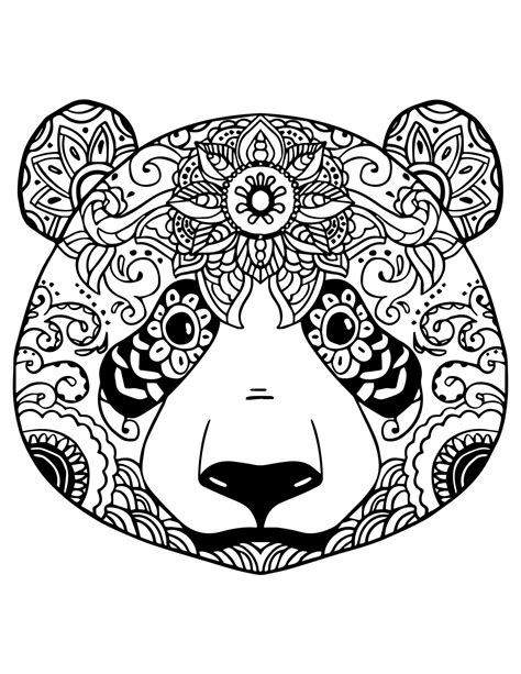 Coloriage Panda 17 Dessin 224 Imprimer Panda Coloring Pages Cute Riset