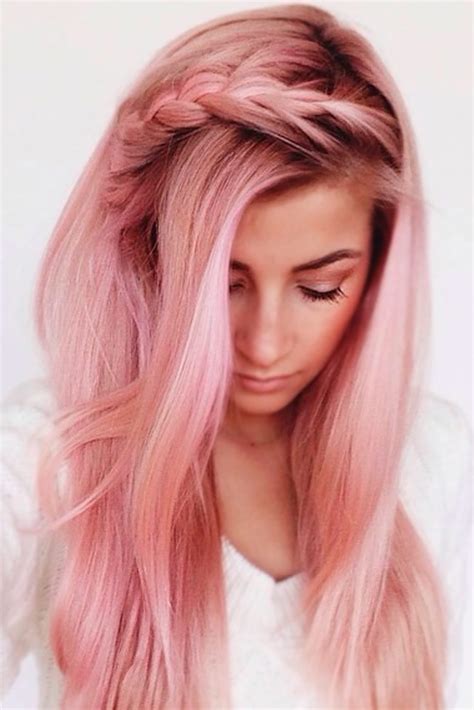 Fun Hairstyles For Long Pink Hair