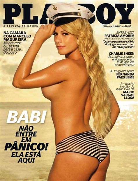 Babi Rossi Nuda Anni In Playboy Magazine Brasil