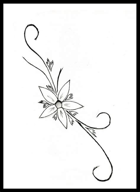 Simple Flower Tattoo Design Simple Flower Tattoos Designs Bocghewasu