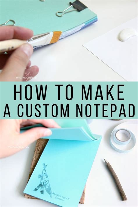 Make A Custom Diy Notepad Using Kids Artwork Artofit