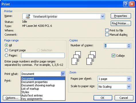 Microsoft Word Page Layout And Printing