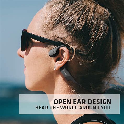 Aftershokz Aeropex Open Ear Wireless Bone Conduction Headphones With