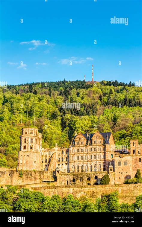Heidelberg Castle Ruin Stock Photo Alamy