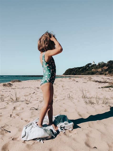 Girl Back In Bikini On Australian Beach Stock Photo Hot Sex Picture