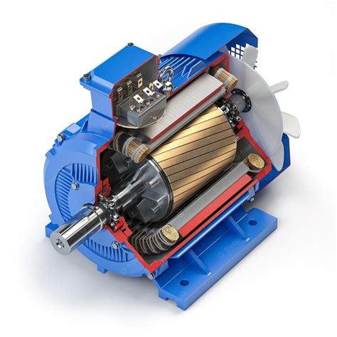 Premium Photo Cross Section Of Industrial Electric Motor Electric