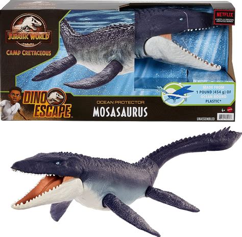 Jurassic World Ocean Protector Mosasaurus Dinosaur Action Figure Sculpted With