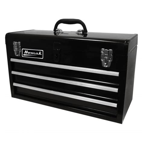 Homak® 3 Drawer Steel Portable Tool Boxchest