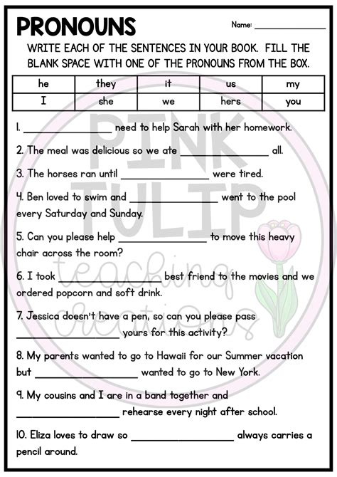 Spelling And Grammar Worksheets