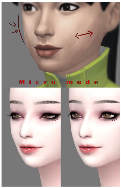 Sims 4 Chin Presets