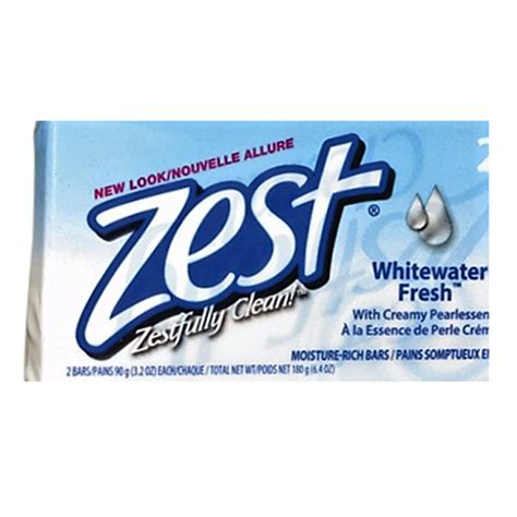 Zest Whitewater Fresh Bars 2 In 1 Pack180g Approx