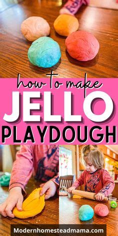 This Scented Jello Playdough Recipe Is Beautiful Smooth And Super