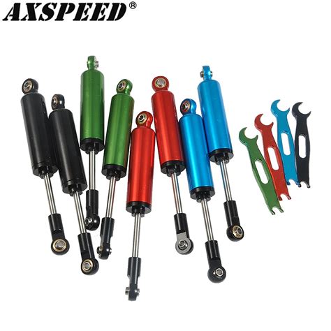 Axspeed 4pcs 100mm Built In Spring Shock Absorber Damper For 110 Axial