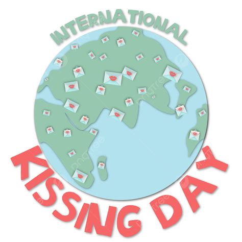 International Kissing Day Vector Hd Images International Kissing Day Kiss Kissing Letter Png
