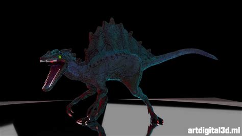 Jurassic Park Iii Spinosaurus Cycles Render Blender Otosection