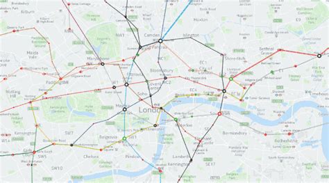 This Animated Tube Map Shows The Busiest Times On The Underground Map