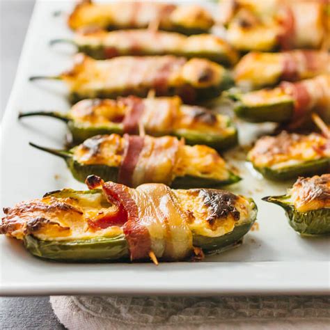 Bacon Wrapped Jalapeño Poppers 5 Ingredients Savory Tooth